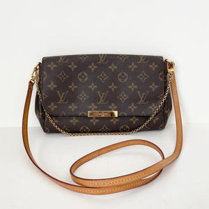 Authentic Louis Vuitton Monogram Favorite MM Crossbody Shoulder Bag