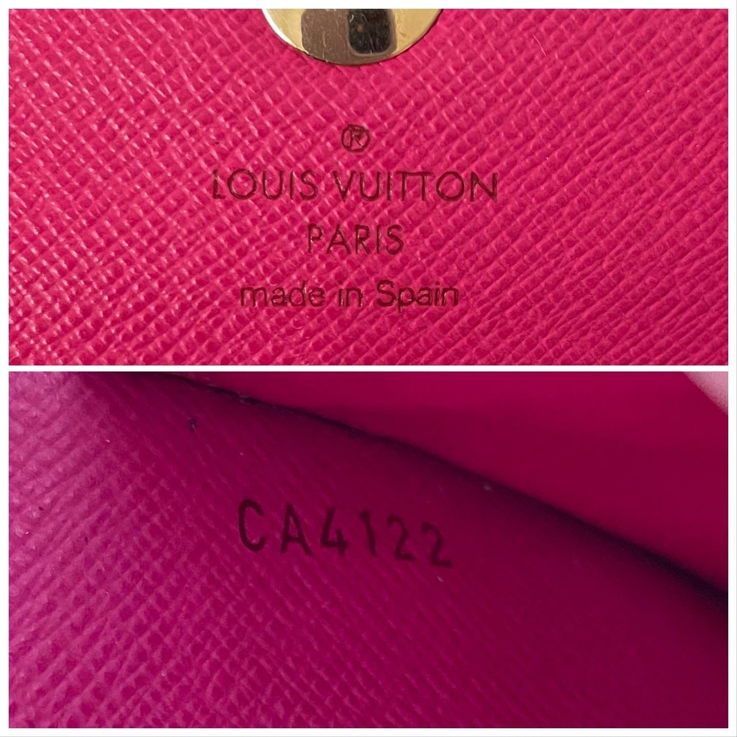 Authentic Louis Vuitton Multicolor Sarah Wallet Noir