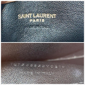 Authentic Saint Laurent Monogram Croc Print New Baby Cabas Chyc Bag Black