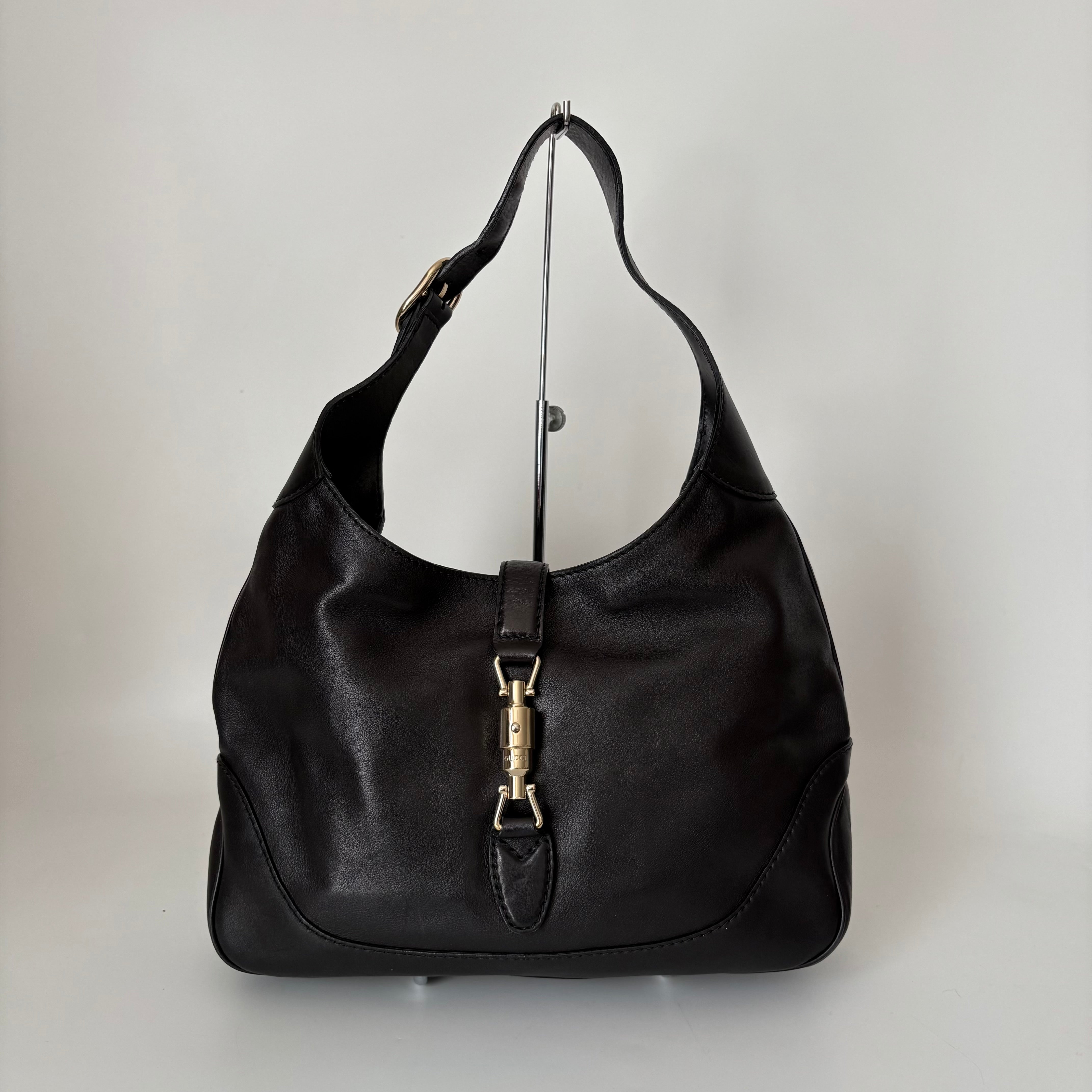 Authentic Gucci Jackie Convertible Shoulder Bag Crossbody Dark Brown