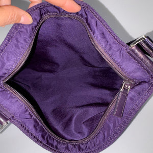 Prada Tessuto Nylon Small Messenger Purple