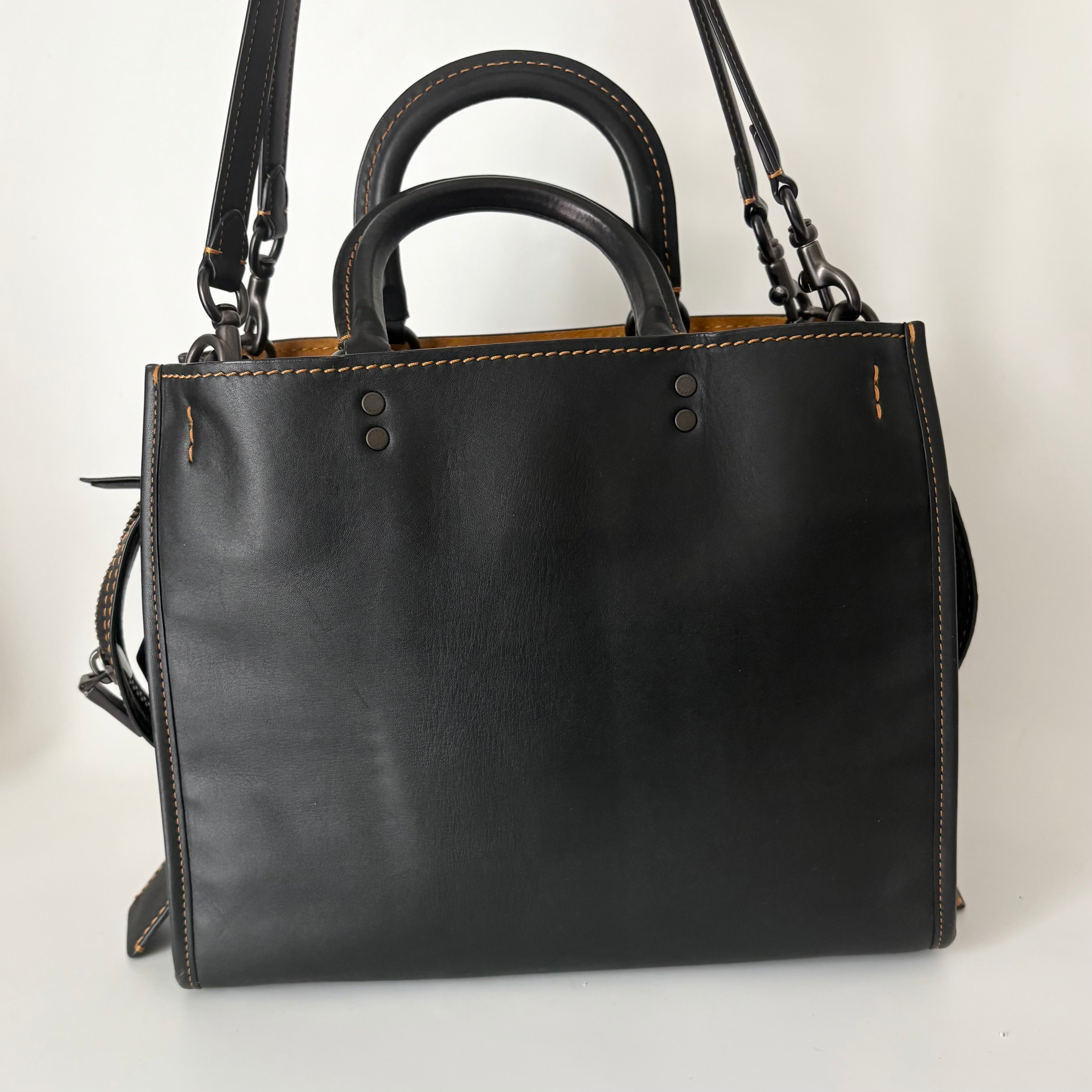 Authentic Coach Limited Edition Racecar Tote Black