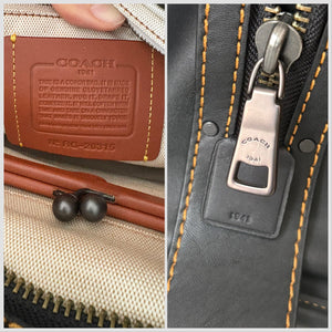 Authentic Coach Limited Edition Racecar Tote Black