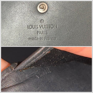 Louis Vuitton Matte Monogram Sarah Wallet Gray