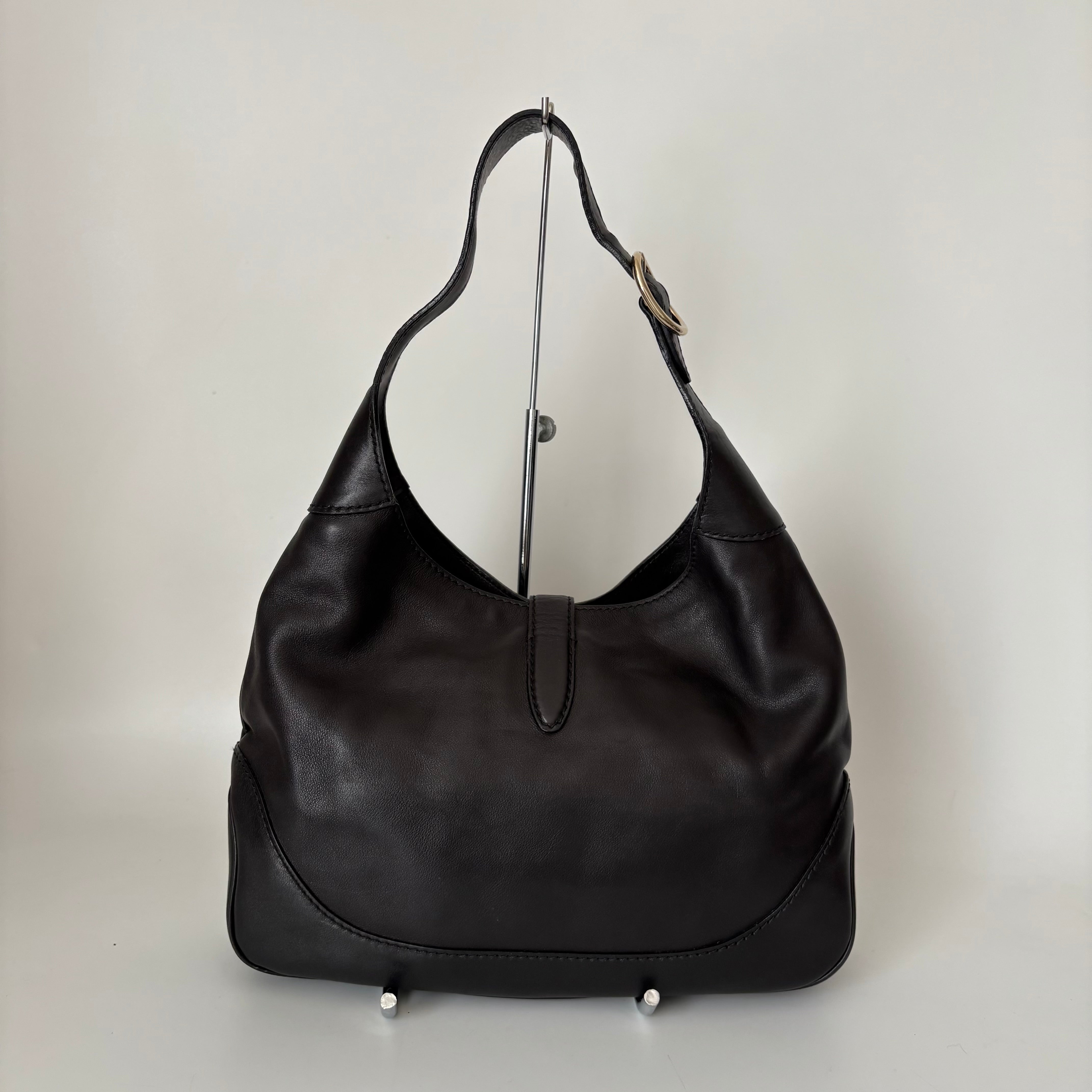 Authentic Gucci Jackie Convertible Shoulder Bag Crossbody Dark Brown