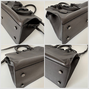 Saint Laurent Monogram Cabas Chyc Tote Dark Brown