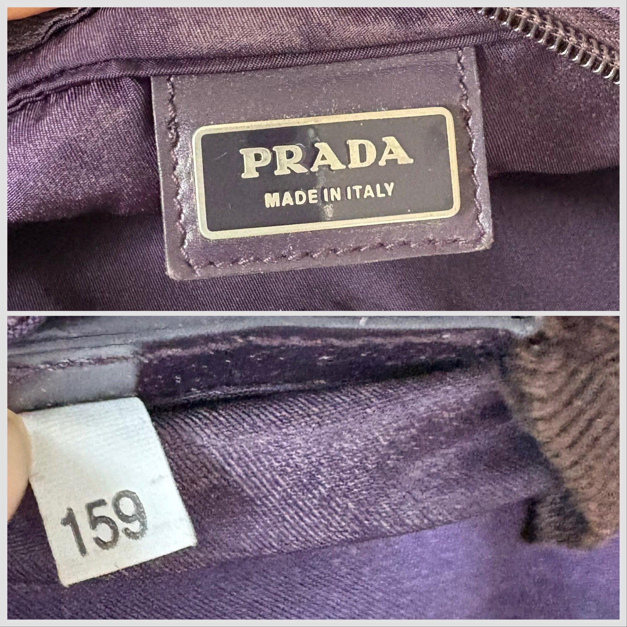 Prada Tessuto Nylon Small Messenger Purple