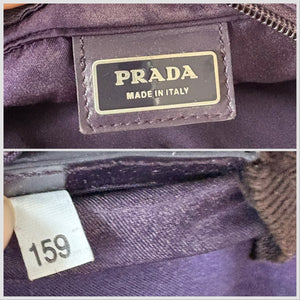 Prada Tessuto Nylon Small Messenger Purple