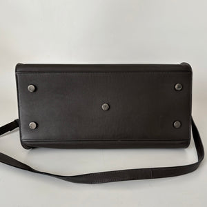 Saint Laurent Monogram Cabas Chyc Tote Dark Brown
