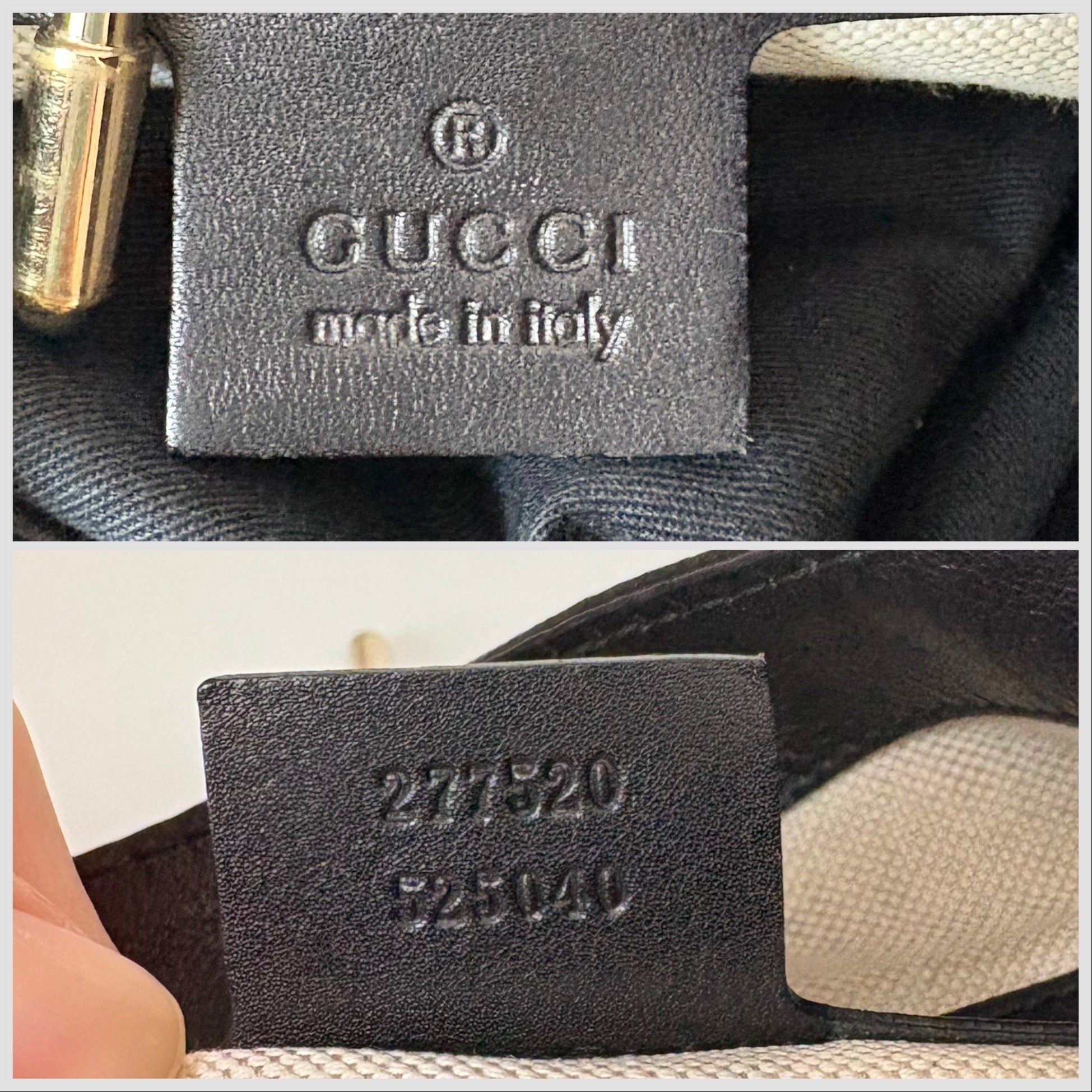 Authentic Gucci Jackie Convertible Shoulder Bag Crossbody Dark Brown