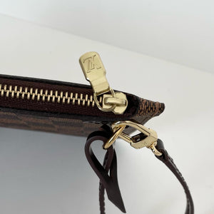 Authentic Louis Vuitton Damier Ebene Wristlet Pouch – MaisonFab