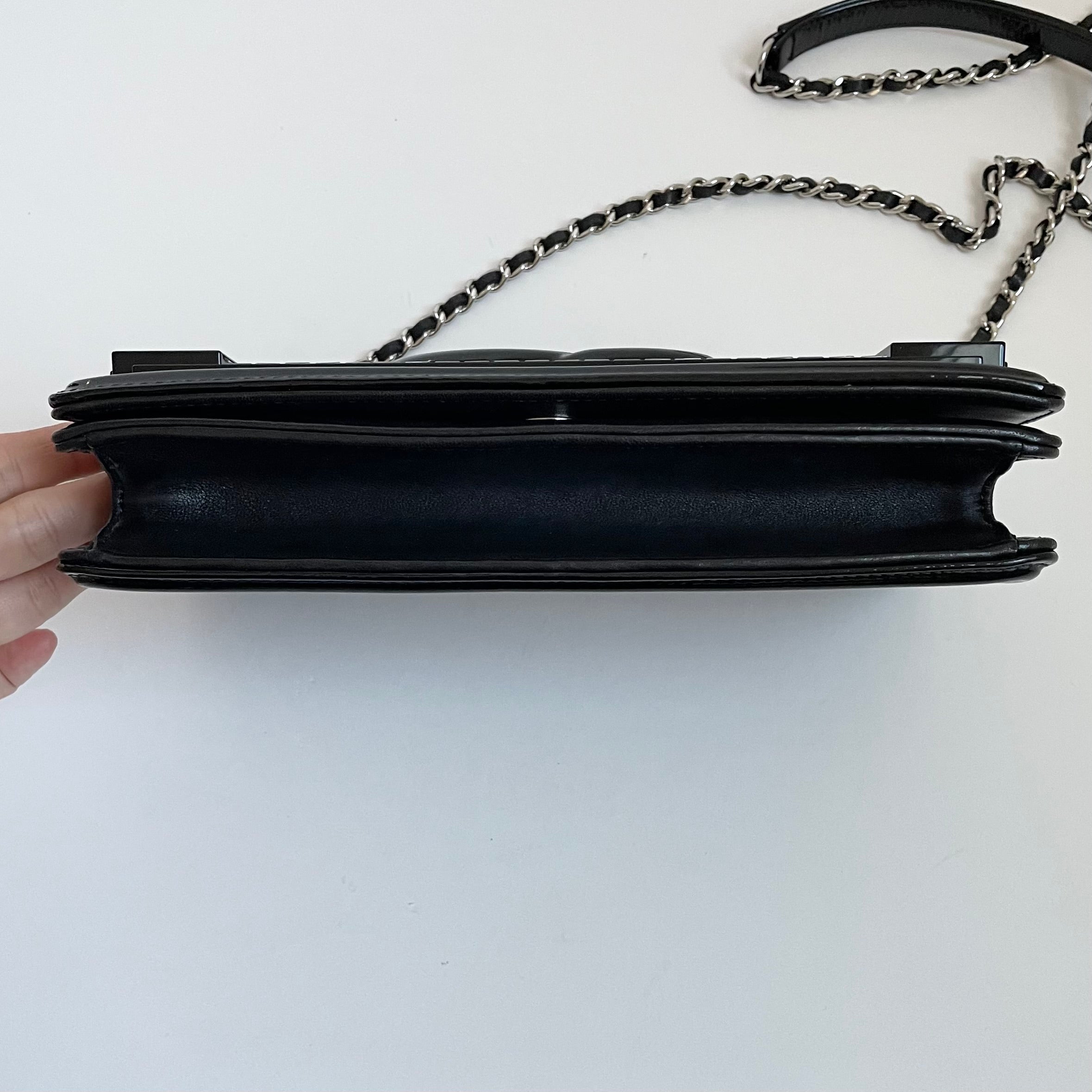 Authentic Chanel 2015 Cruise Jeweled Plexiglass Lego Flap Bag Black –  MaisonFab