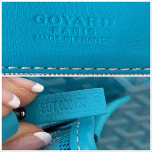 Authentic Goyard Mackage St Louis PM Turquoise – MaisonFab